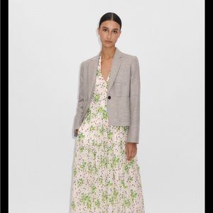 ME+EM - Italian Pastel Check Short Blazer